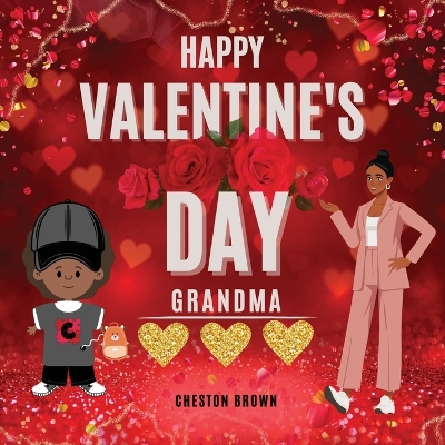 Book cover for Happy Valentine's Day Grandma