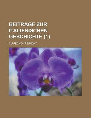 Book cover for Beitrage Zur Italienischen Geschichte (1)