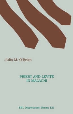 Book cover for Priest and Levite in Malachi