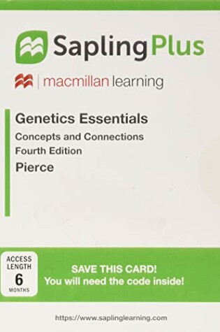 Cover of Saplingplus for Genetics Essentials (Single-Term Access)