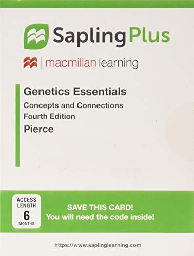 Book cover for Saplingplus for Genetics Essentials (Single-Term Access)