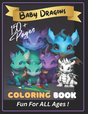 Book cover for Baby Dragon Coloring Book