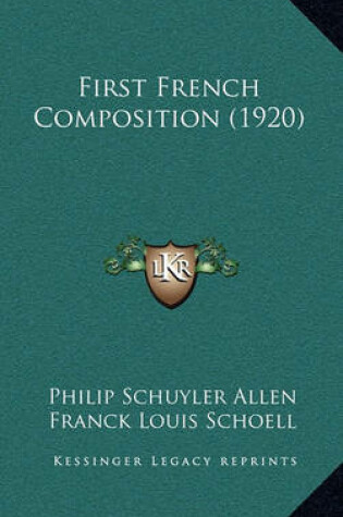 Cover of First French Composition (1920)