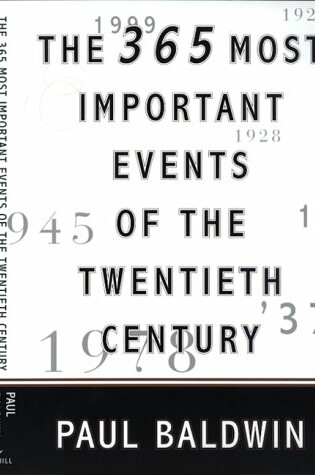 Cover of The 365 Most Important Events of the 20th Century