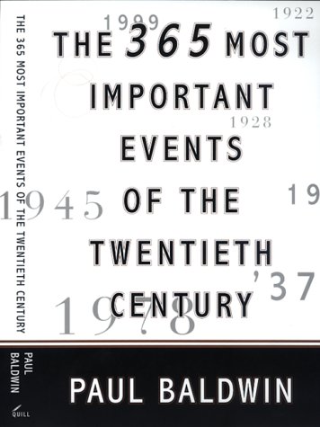 Book cover for The 365 Most Important Events of the 20th Century