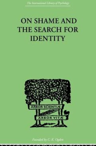 Cover of On Shame and the Search for Identity