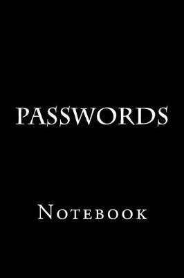 Book cover for Passwords