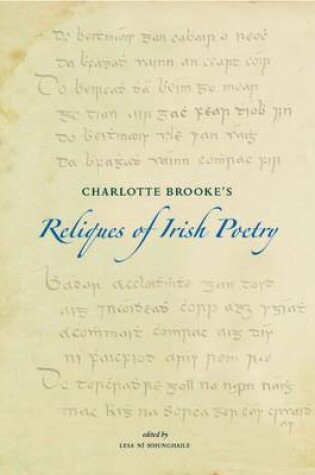 Cover of Charlotte Brooke's 'Reliques of Irish Poetry'