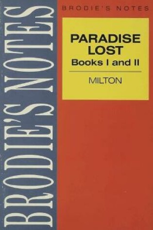 Cover of Milton: Paradise Lost
