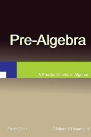 Cover of Pre-Algebra