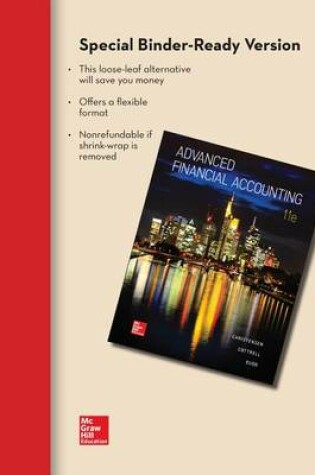 Cover of Loose-Leaf Advanced Financial Accounting