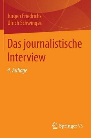 Cover of Das Journalistische Interview