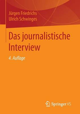 Book cover for Das Journalistische Interview