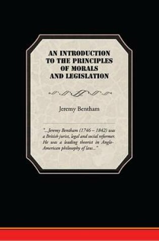 Cover of An Introduction to the Principles of Morals and Legislation (eBook)