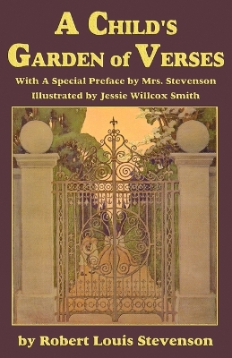 Book cover for A Child's Garden of Verses, with a special preface by Mrs. Stevenson