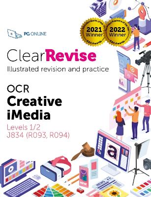 Book cover for ClearRevise OCR Creative iMedia Levels 1/2 J834