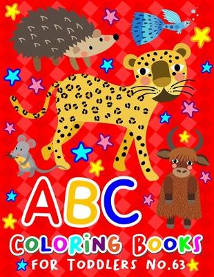 Book cover for ABC Coloring Books for Toddlers No.63