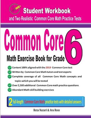 Book cover for Common Core Math Exercise Book for Grade 6