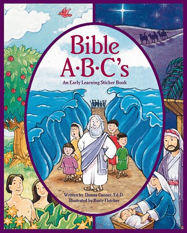 Book cover for Bible A B C's Sticker Book