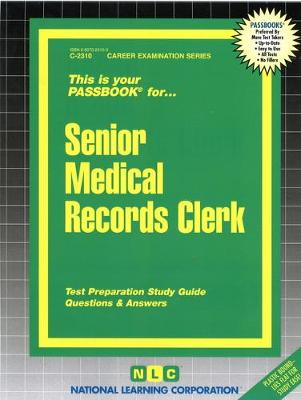 Book cover for Senior Medical Records Clerk