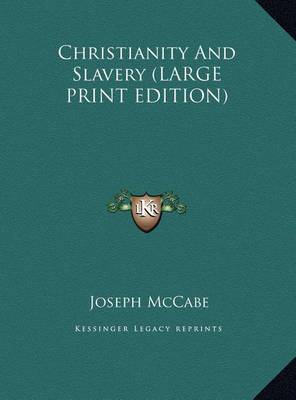 Book cover for Christianity and Slavery