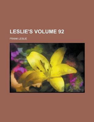 Book cover for Leslie's Volume 92