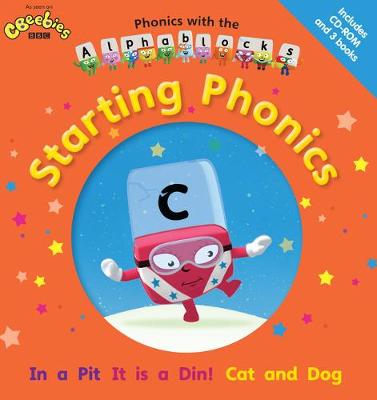 Cover of Phonics with the Alphablocks: Starting Phonics for children age 3-5 (Pack of 3 reading books, eBook CD-Rom and Parent Guide