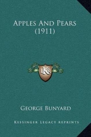 Cover of Apples and Pears (1911)