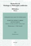 Book cover for Durandi de Sancto Porciano Scriptum super IV libros Sententiarum. Distinctiones 1-5 libri Secundi