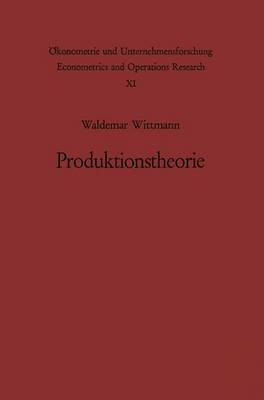 Book cover for Produktionstheorie