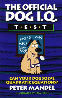 Book cover for The Official Dog I.Q. Test