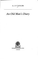 Book cover for An Old Man's Diary