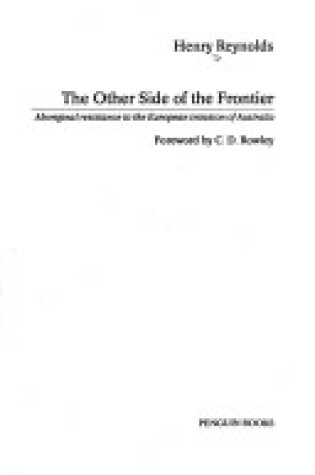 Cover of The Other Side of the Frontier