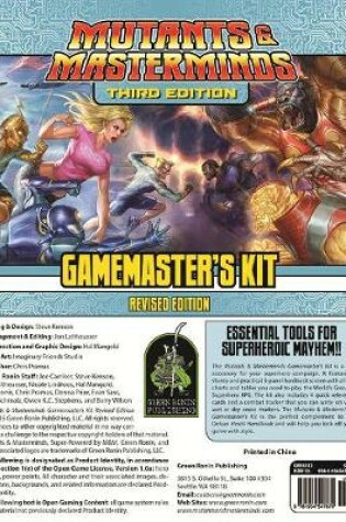 Cover of Mutants & Masterminds Gamemaster's Kit, Revised Edition