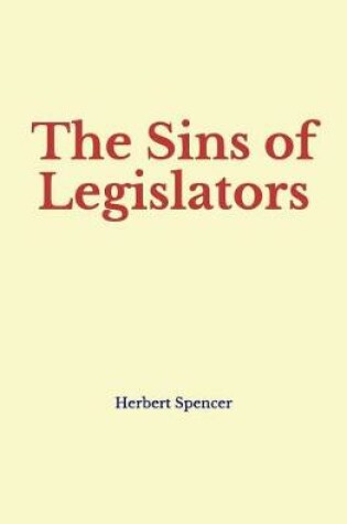 Cover of The Sins of Legislators