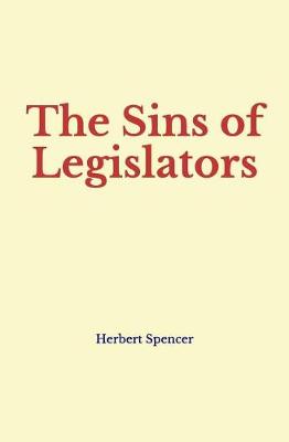 Book cover for The Sins of Legislators