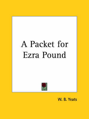 Book cover for A Packet for Ezra Pound (1929)