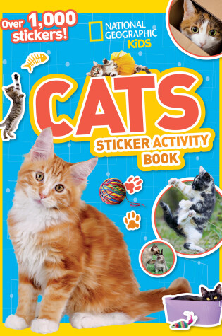 Cover of National Geographic Kids Cats Sticker Activity Book