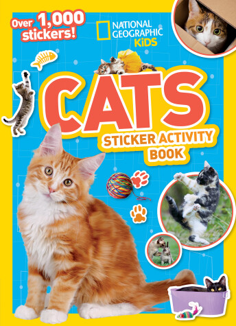 Cover of National Geographic Kids Cats Sticker Activity Book