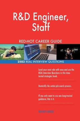 Book cover for R&D Engineer, Staff RED-HOT Career Guide; 2503 REAL Interview Questions