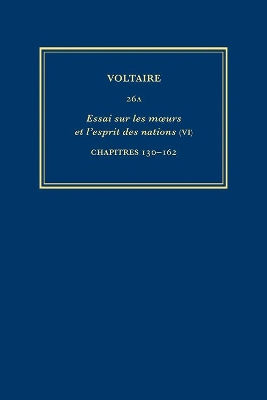 Book cover for Complete Works of Voltaire 26A