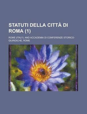 Book cover for Statuti Della Citta Di Roma (1)