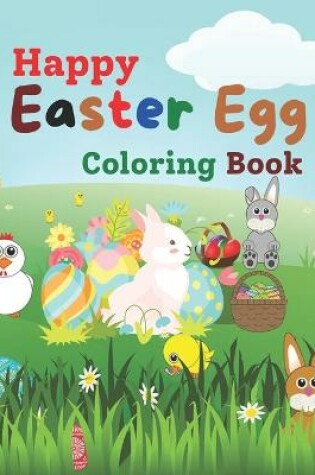 Cover of Happy Easter Egg Coloring Book