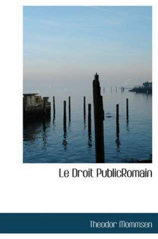 Cover of Le Droit Publicromain