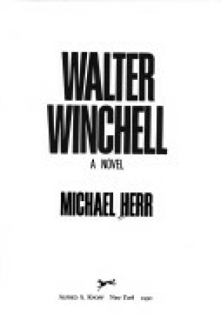 Cover of Walter Winchell