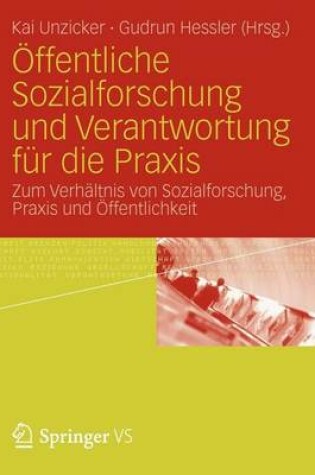 Cover of Offentliche Sozialforschung Und Verantwortung Fur Die Praxis