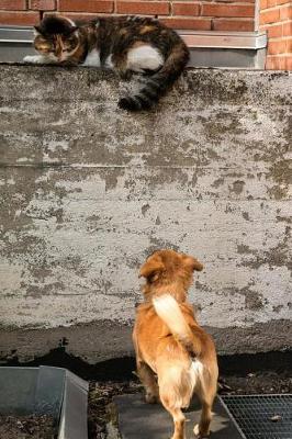 Book cover for A Dog Doing His Best to Catch a Cat Journal