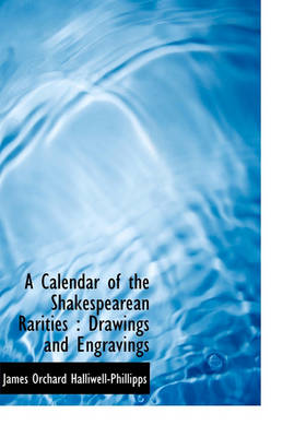 Book cover for A Calendar of the Shakespearean Rarities