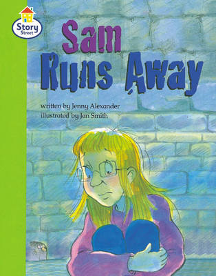 Book cover for Sam runs away Story Street Competent Step 8 Book 4