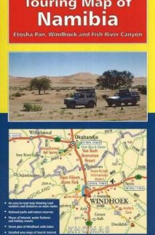 Cover of Touring Map of Namibia